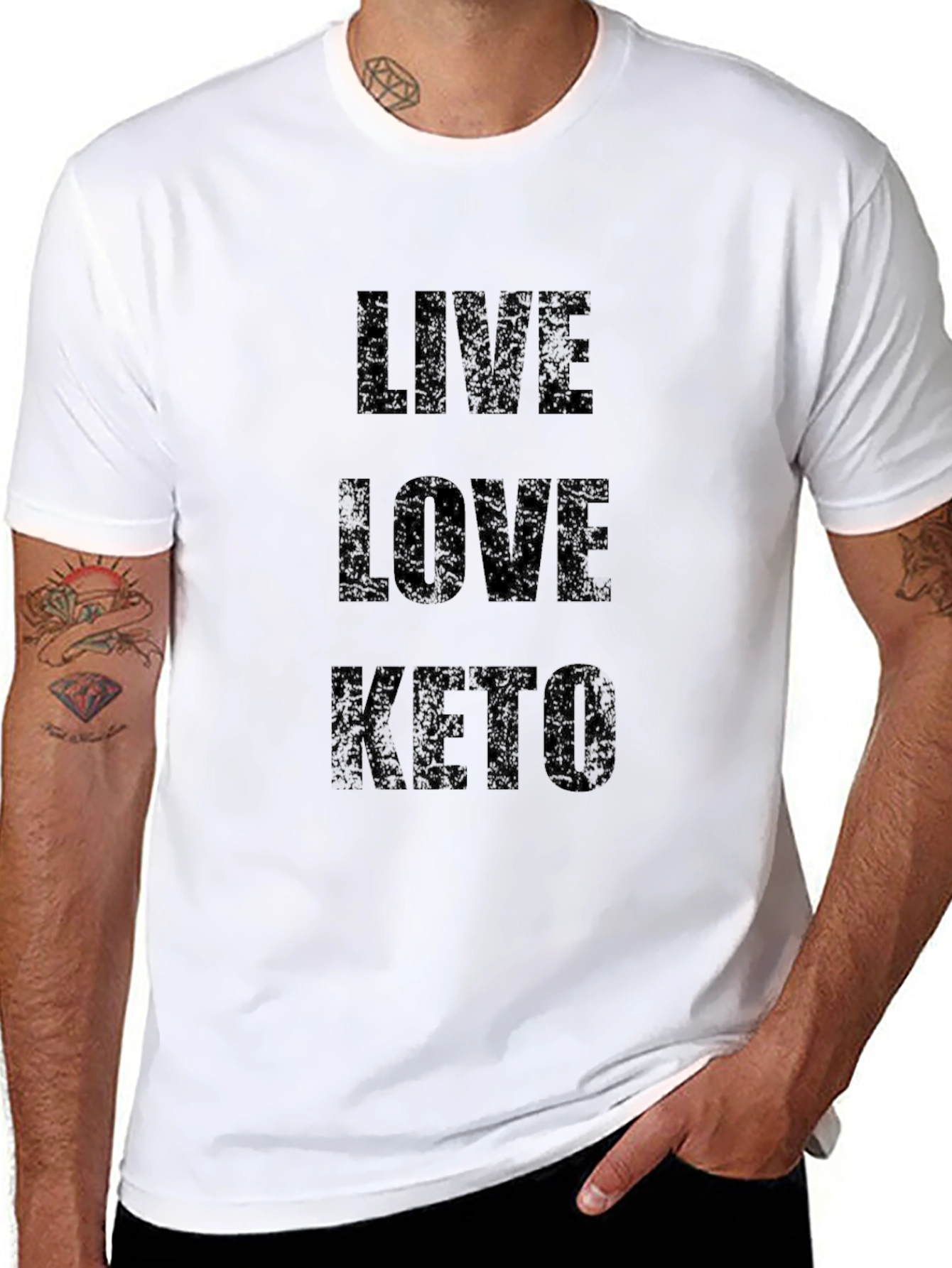 Live Love Keto Graphic T-Shirt