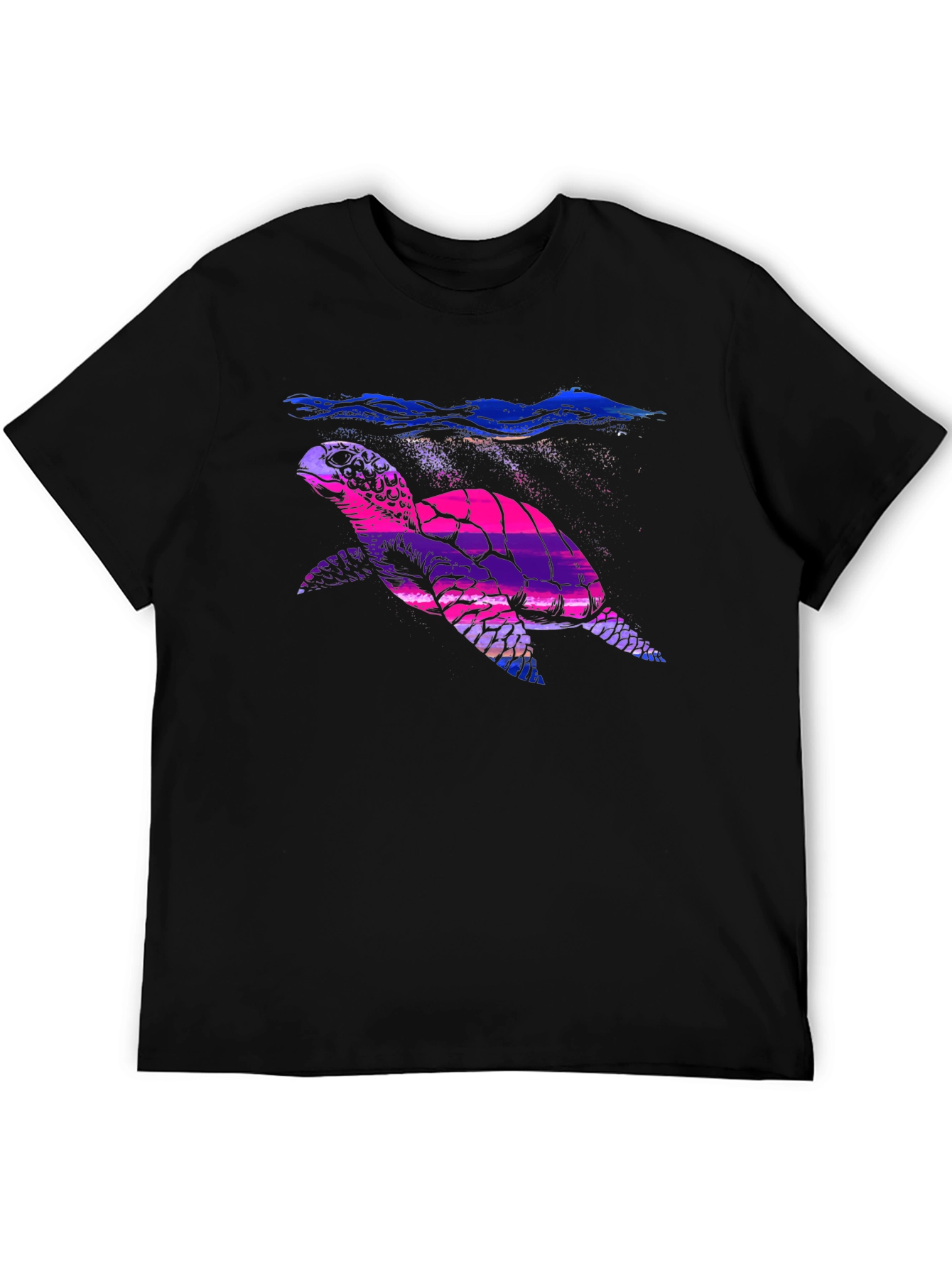 Sea Turtle Graphic Tee - Vibrant Ocean Print