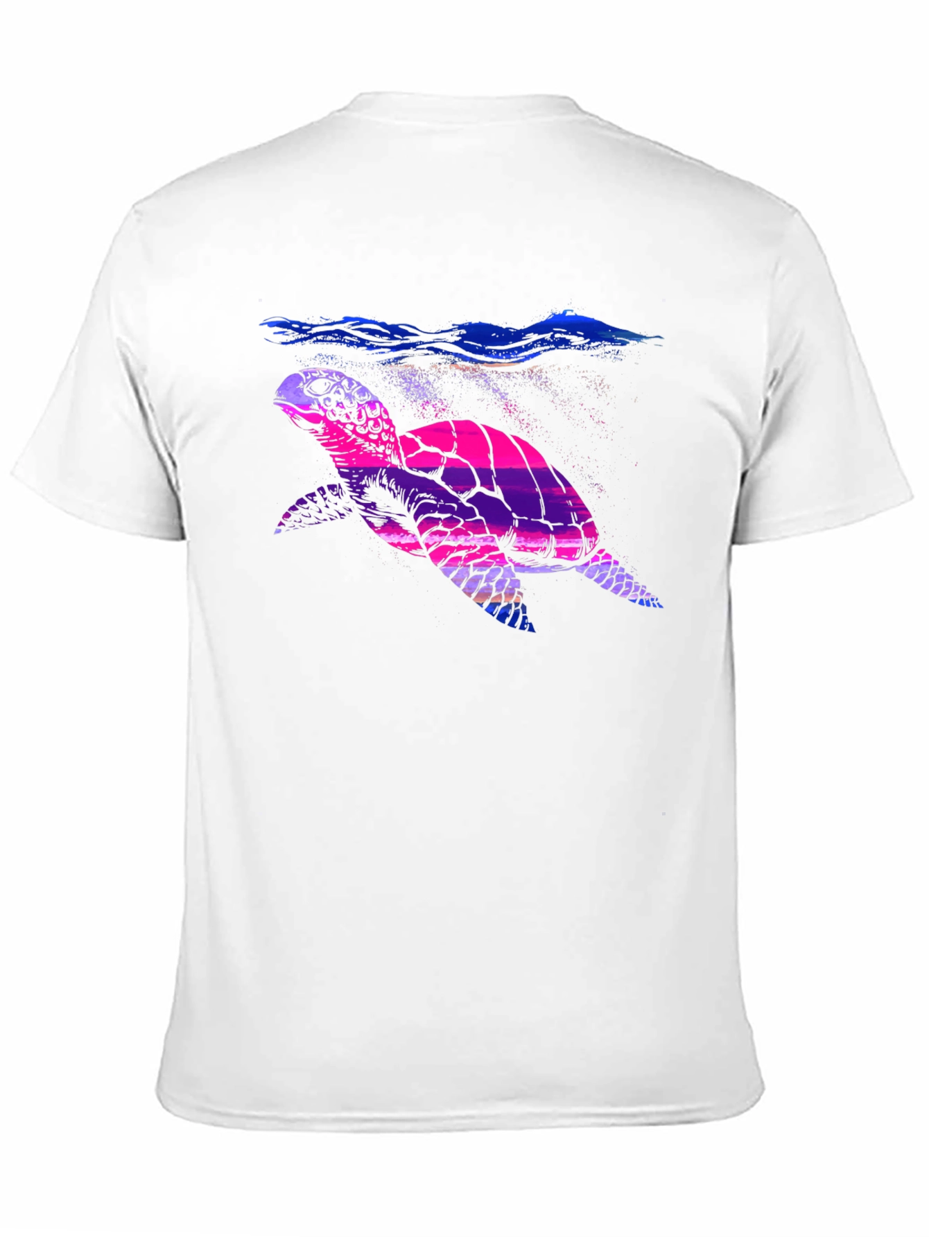 Sea Turtle Graphic Tee - Vibrant Ocean Print