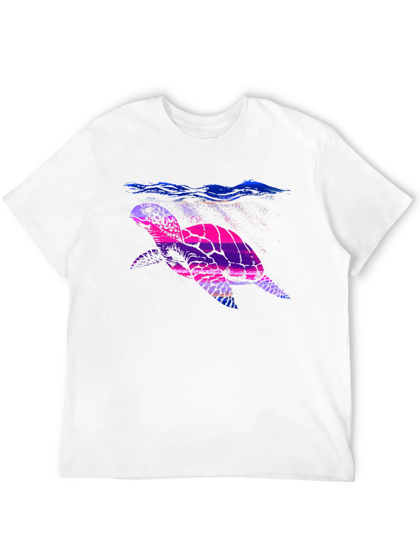Sea Turtle Graphic Tee - Vibrant Ocean Print