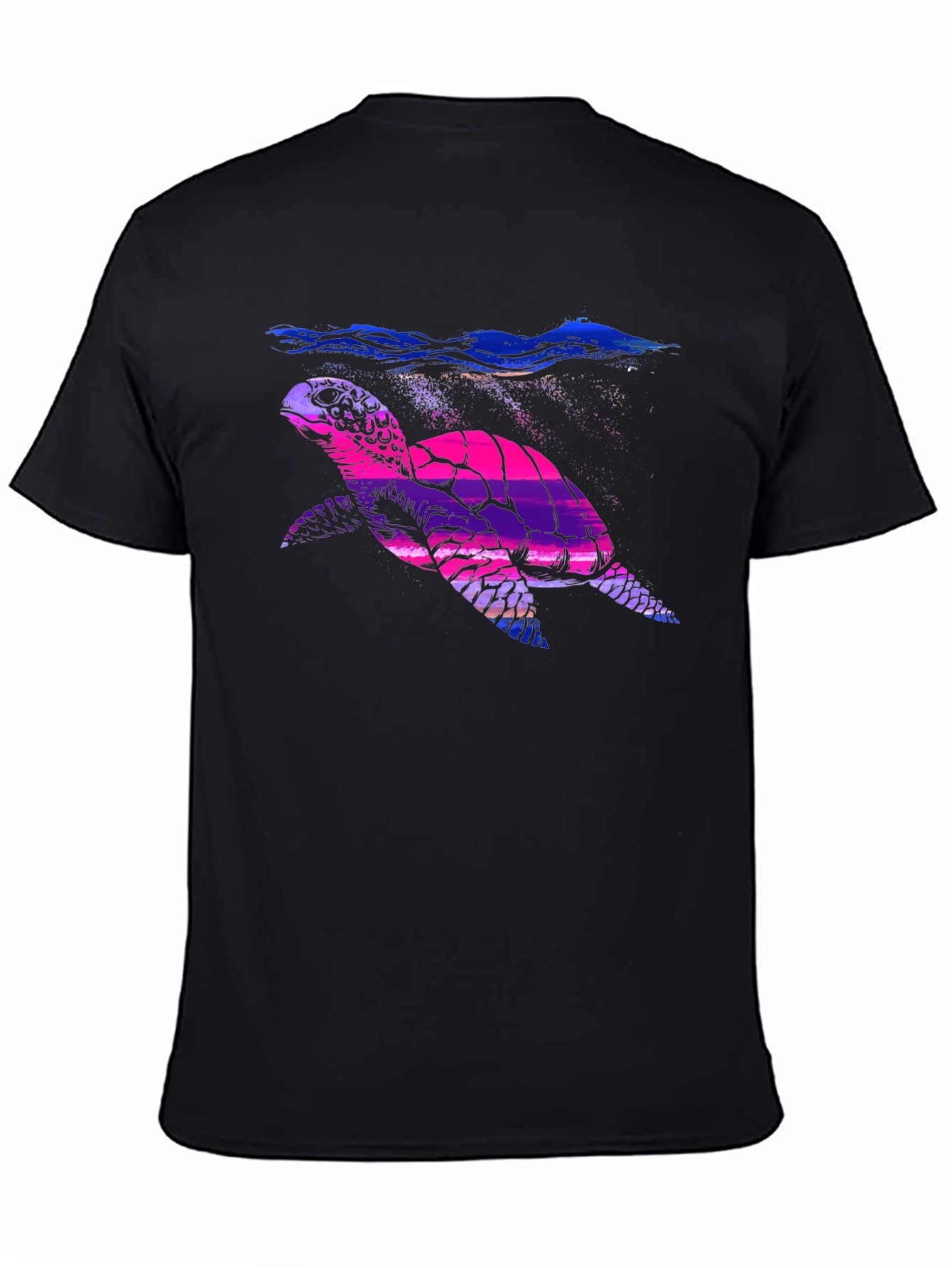 Sea Turtle Graphic Tee - Vibrant Ocean Print
