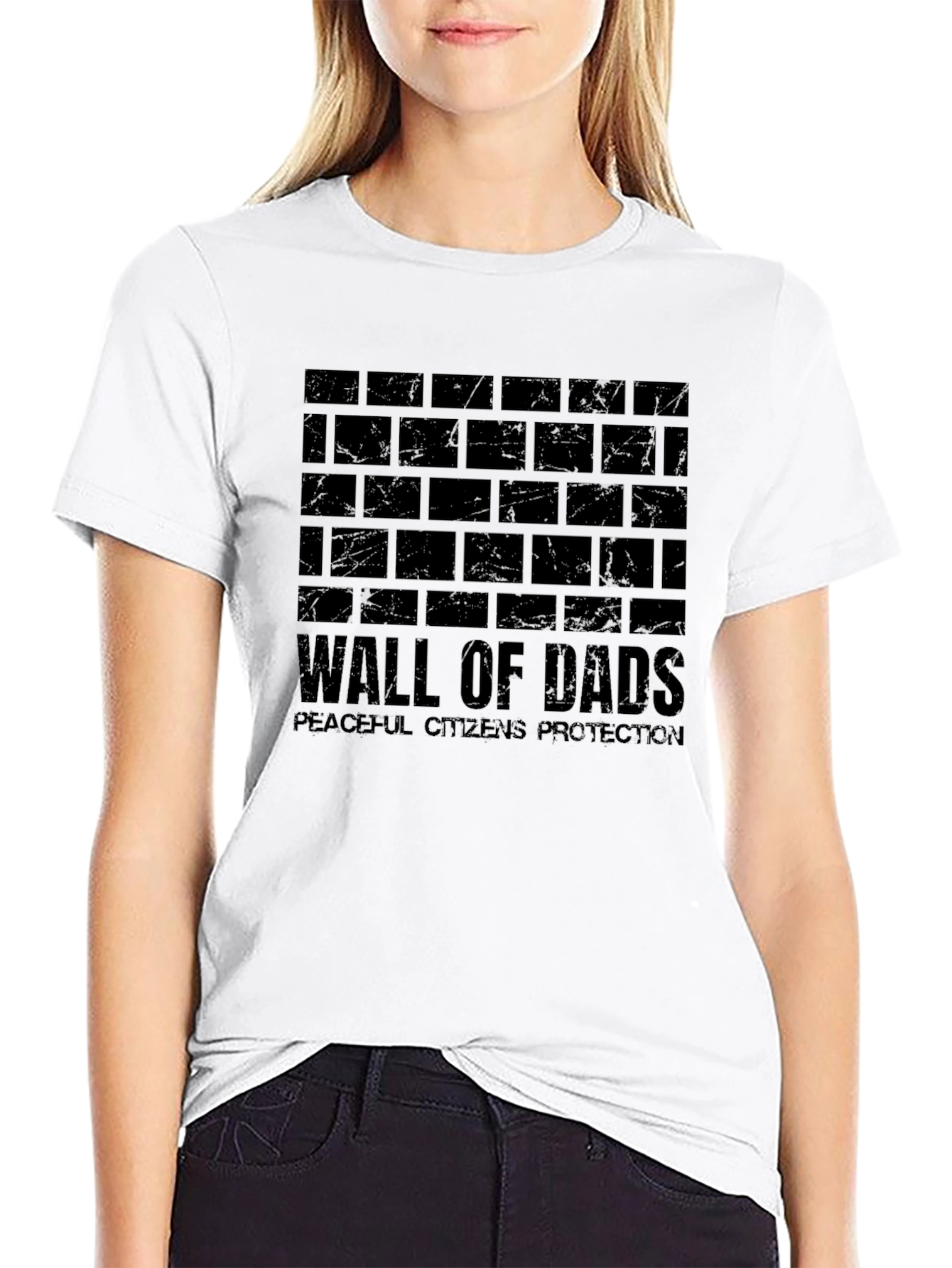 Wall of Dads Graphic Tee - Peaceful Citizens Protection