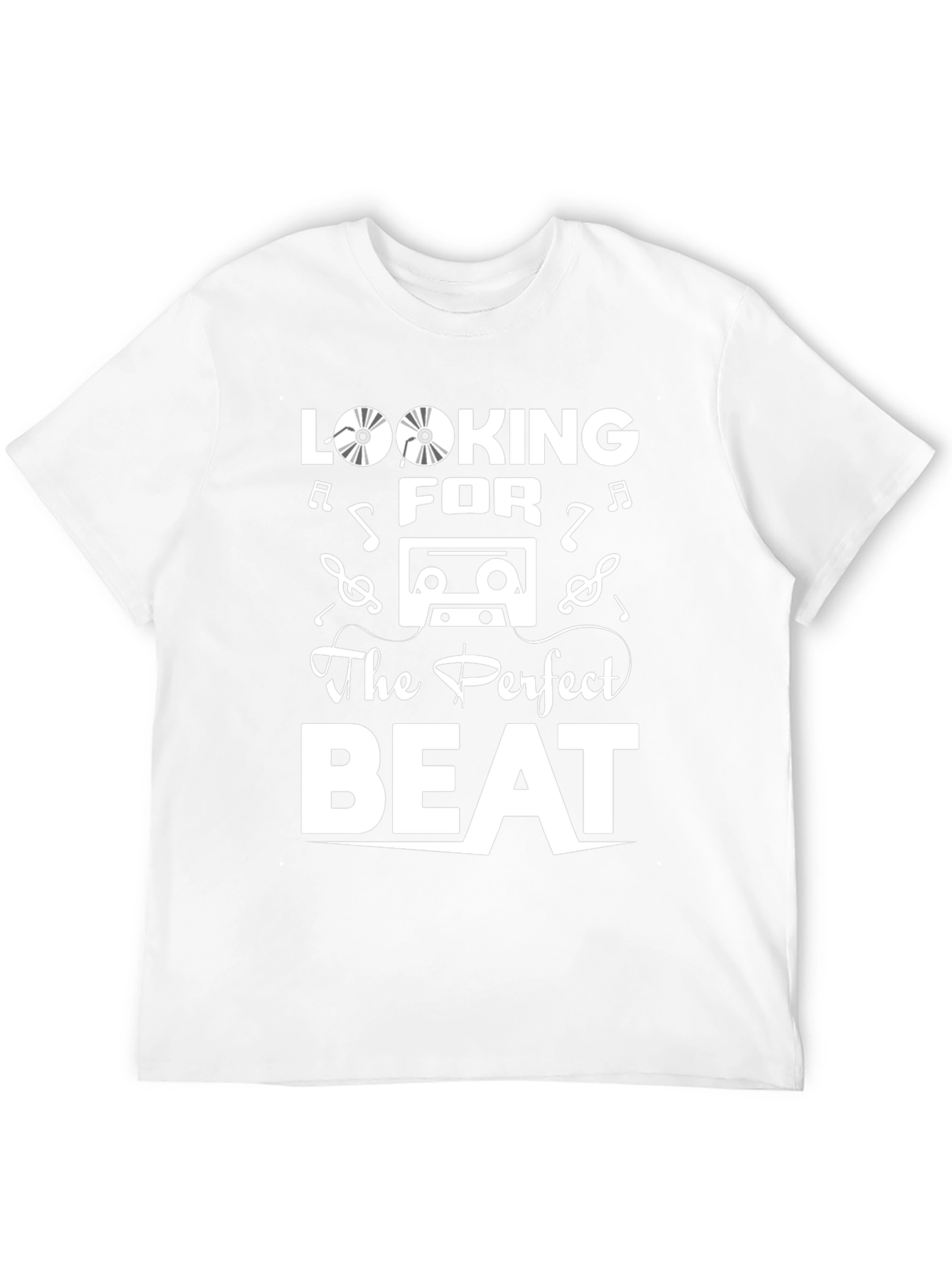 Looking for the Perfect Beat Black T-Shirt