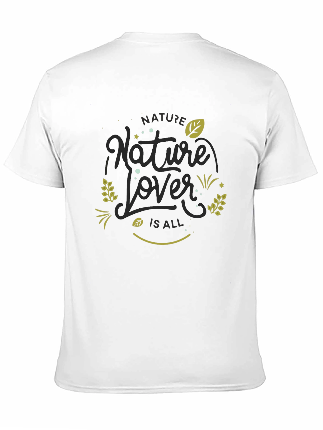 Nature Lover Black Graphic Tee