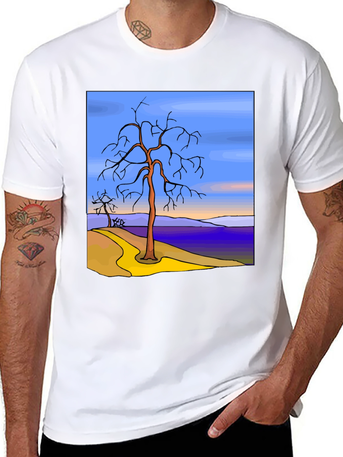 Nature Tree Graphic T-Shirt - Unique Design