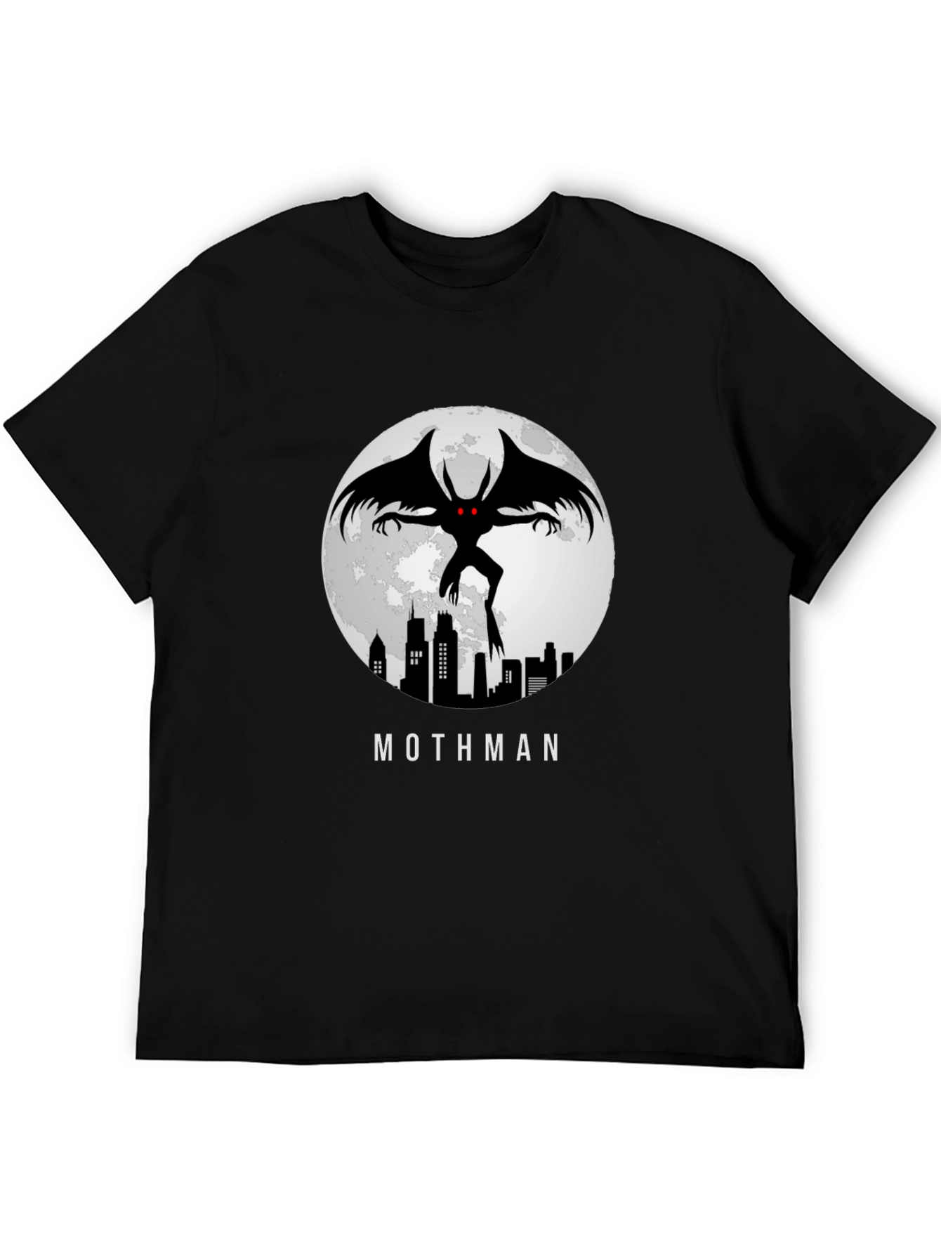 Mothman T-Shirt - City Silhouette - Graphic Tee