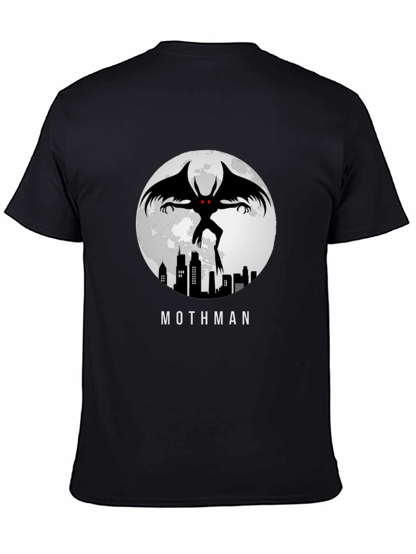 Mothman T-Shirt - City Silhouette - Graphic Tee