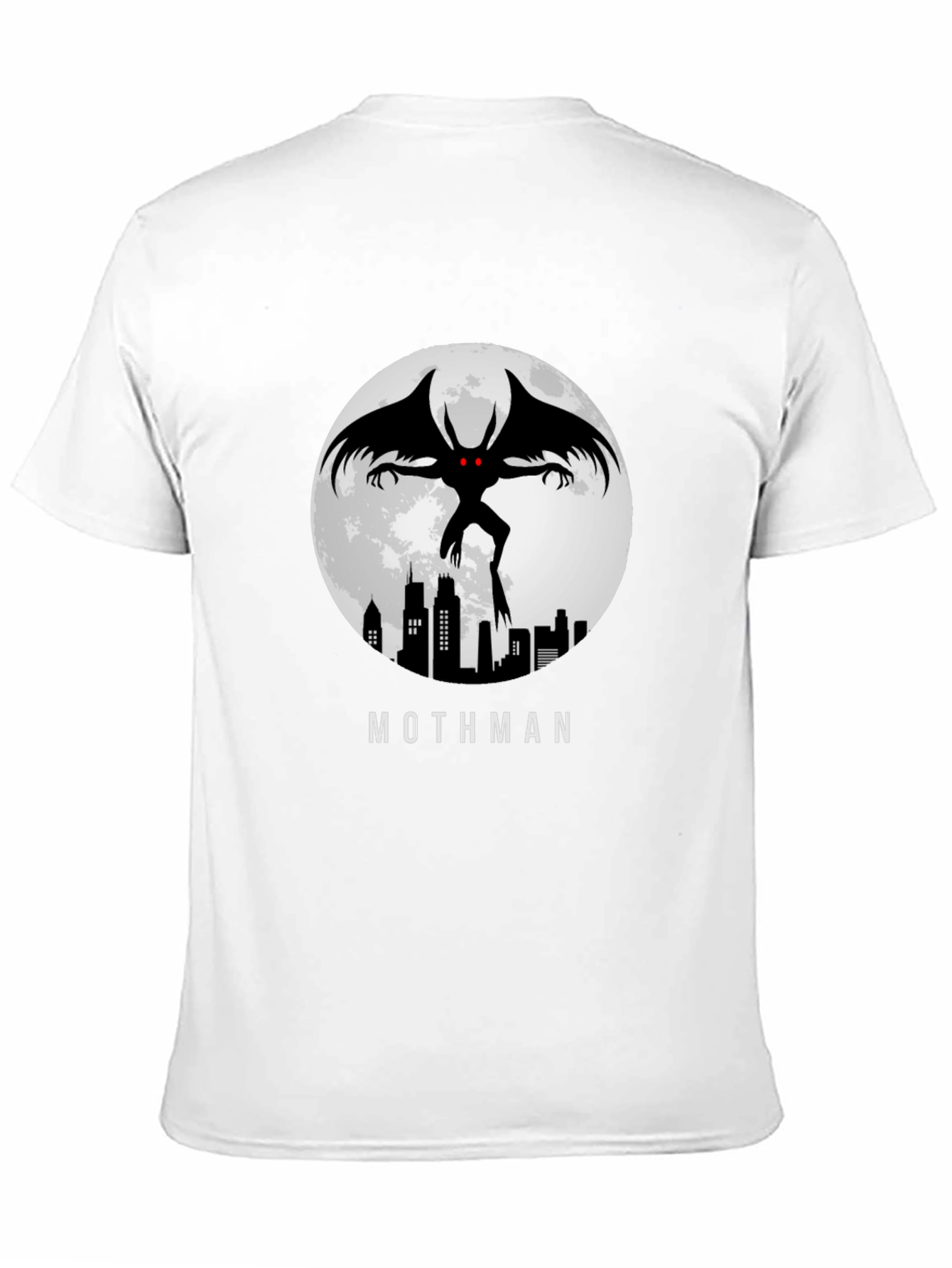 Mothman T-Shirt - City Silhouette - Graphic Tee