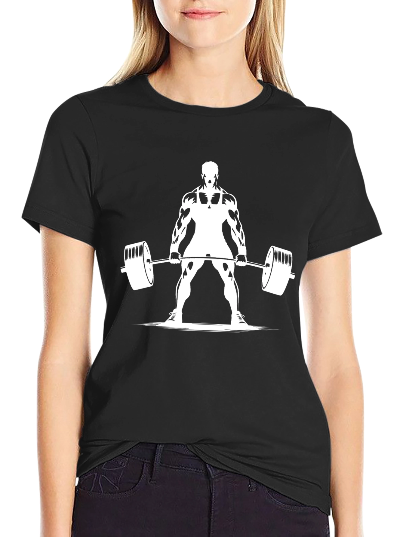 Weightlifting Graphic Tee - Black