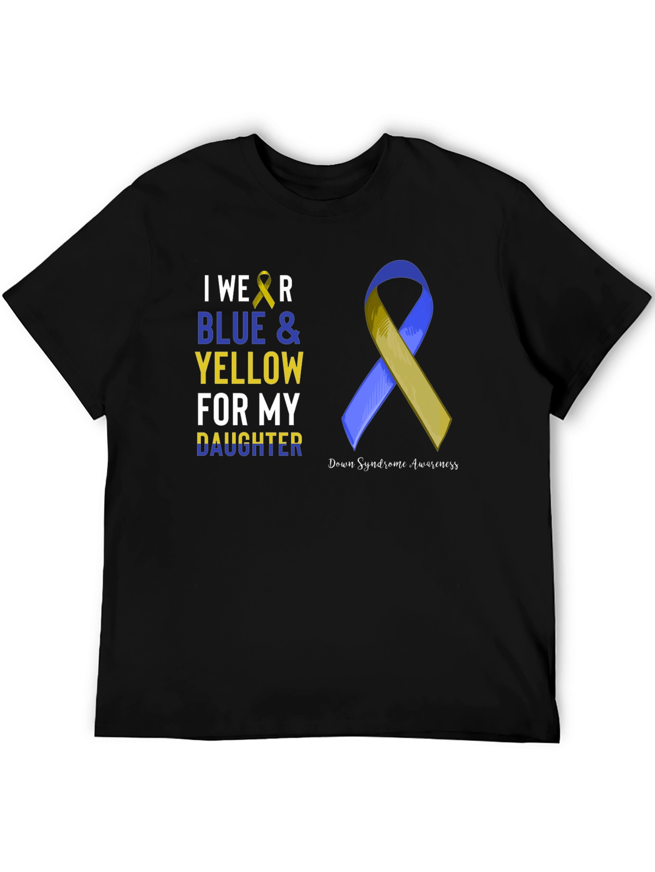 Blue & Yellow Down Syndrome Awareness T-Shirt
