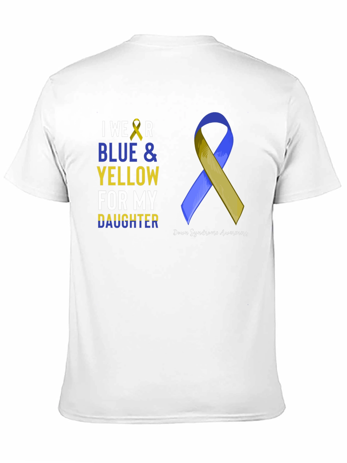 Blue & Yellow Down Syndrome Awareness T-Shirt
