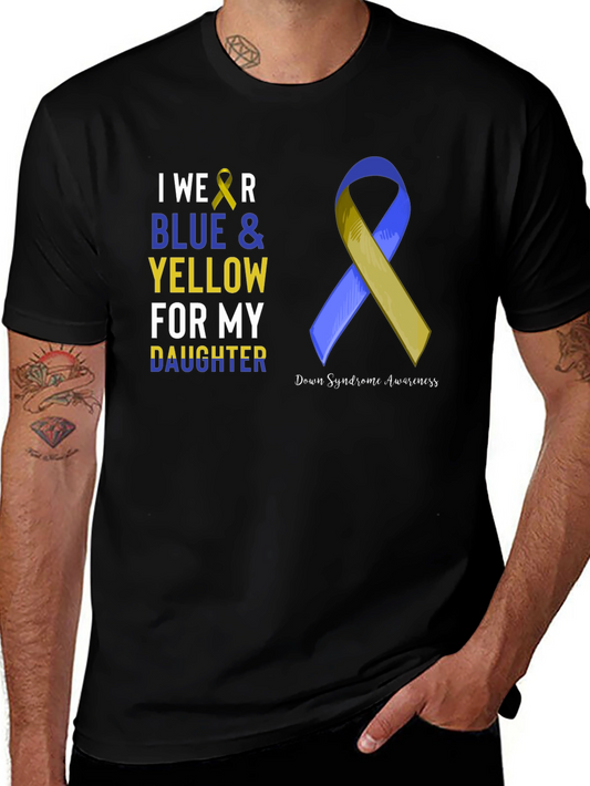 Blue & Yellow Down Syndrome Awareness T-Shirt