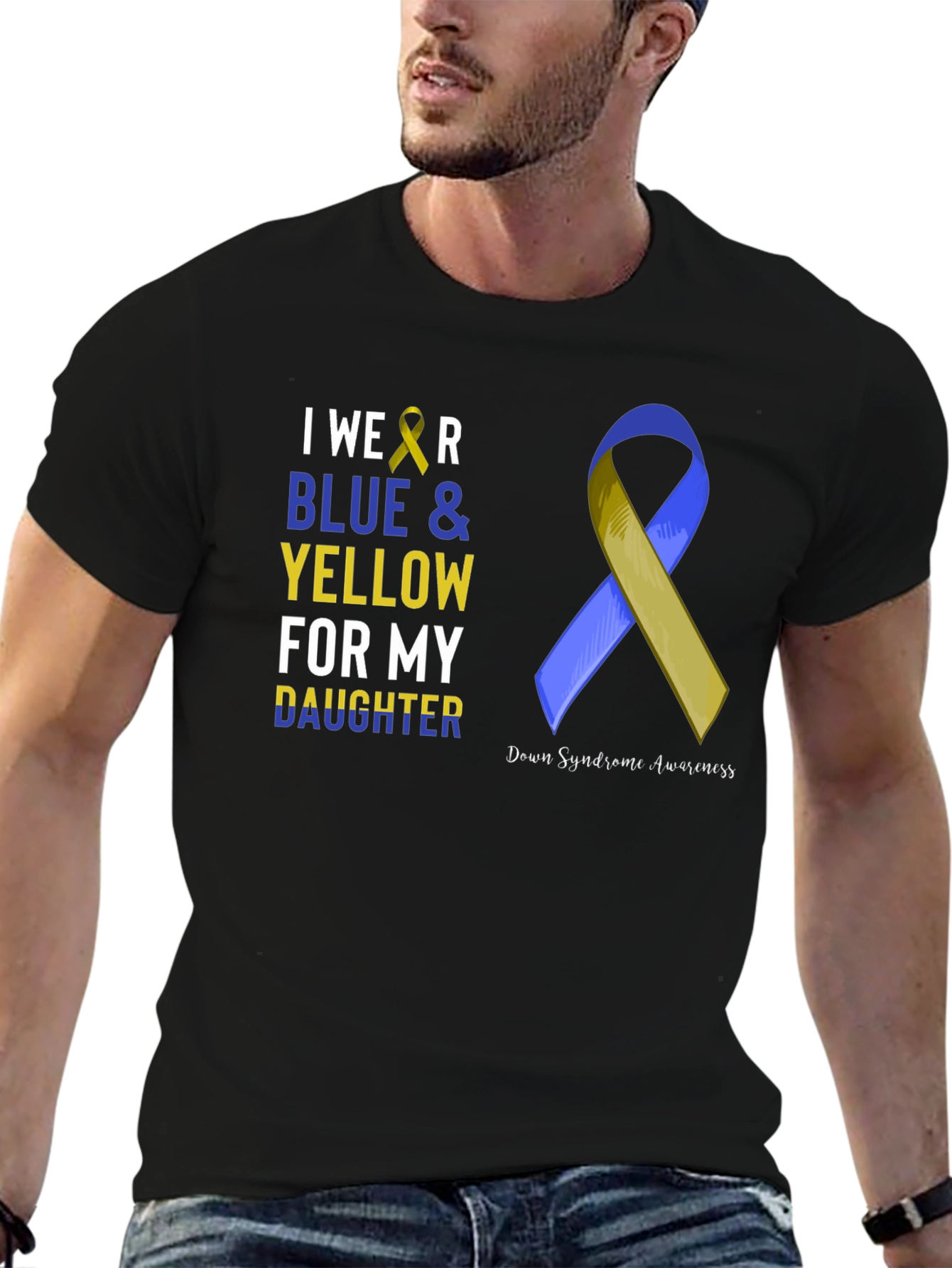 Blue & Yellow Down Syndrome Awareness T-Shirt