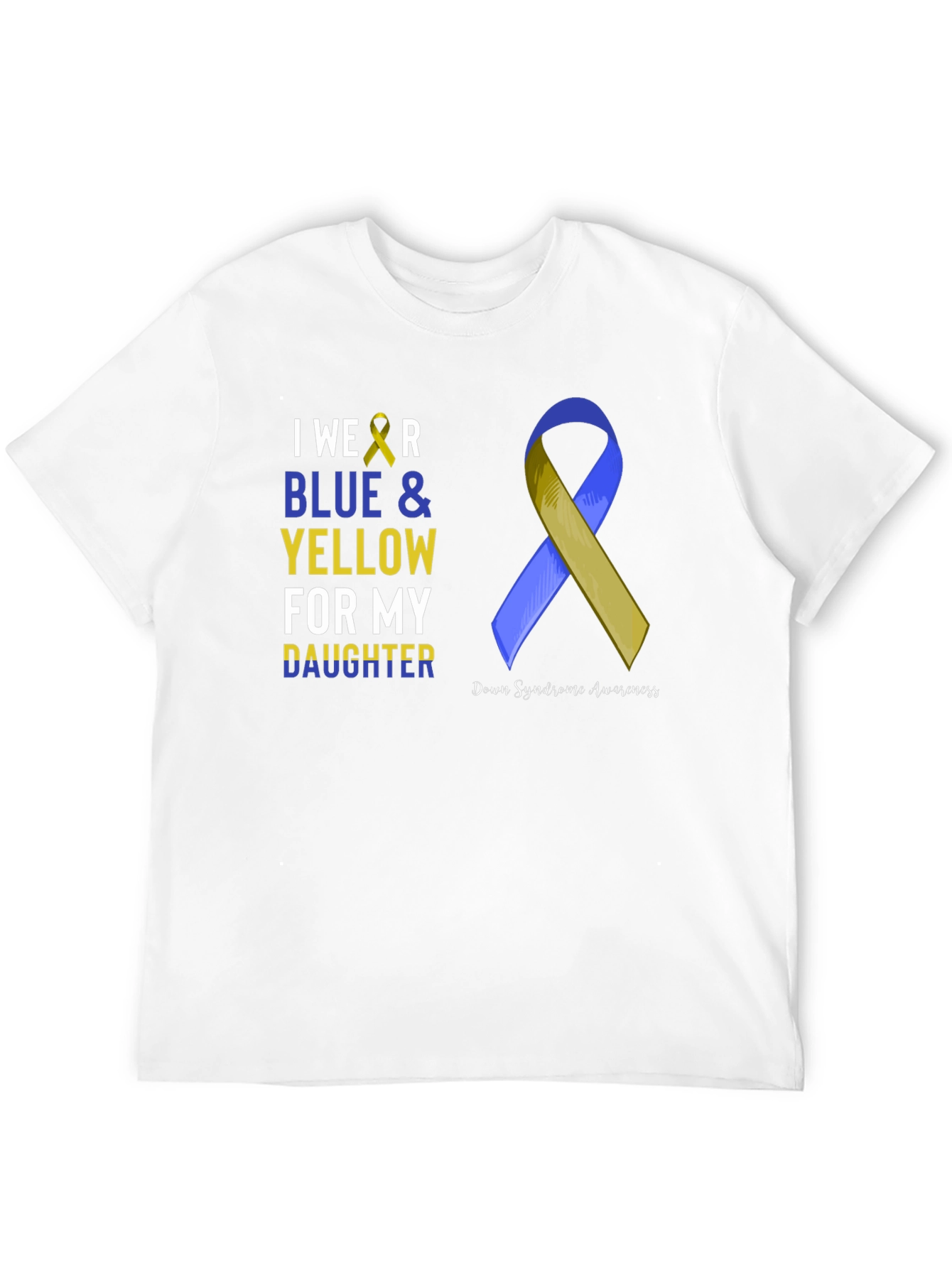 Blue & Yellow Down Syndrome Awareness T-Shirt