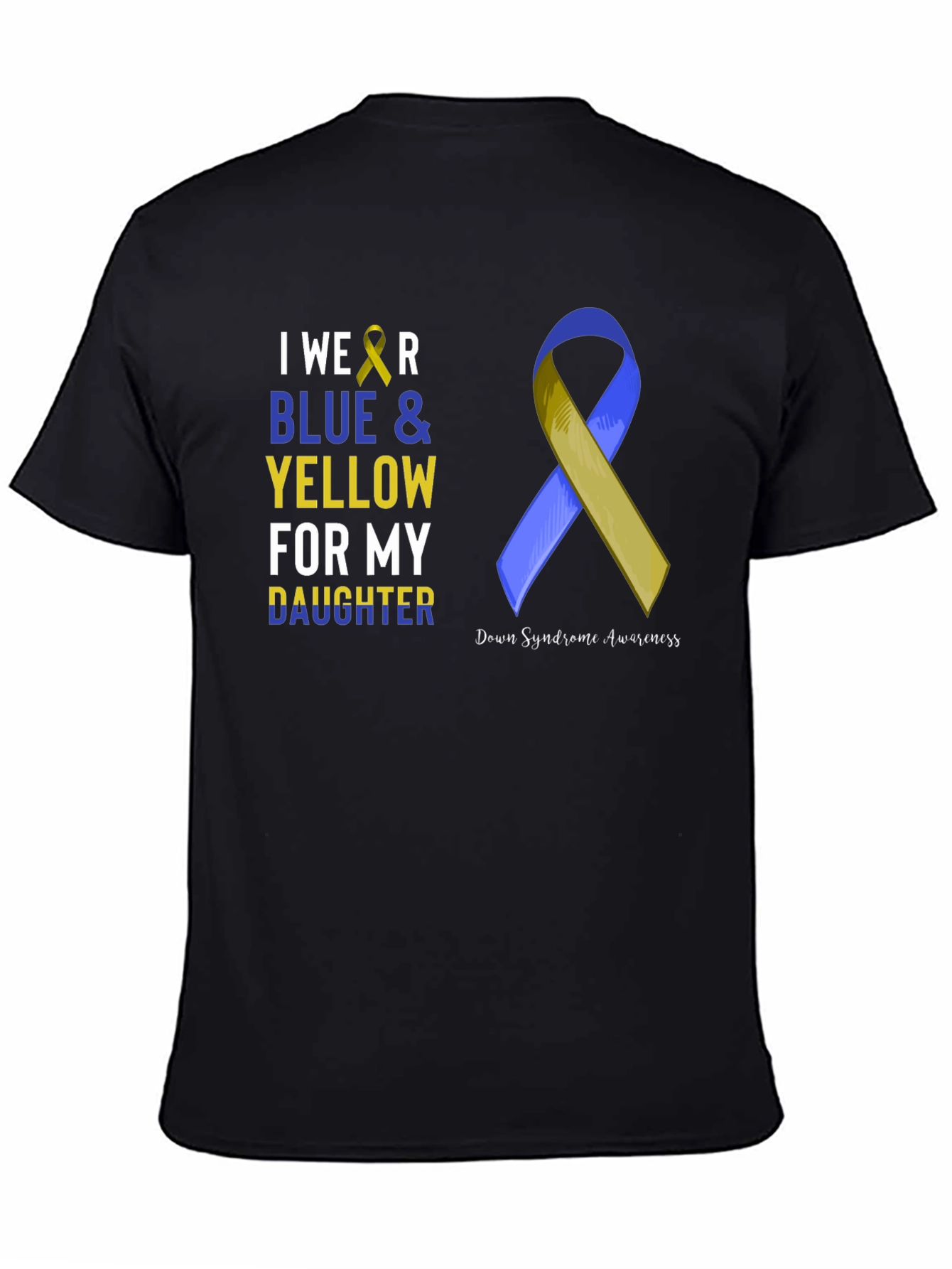 Blue & Yellow Down Syndrome Awareness T-Shirt