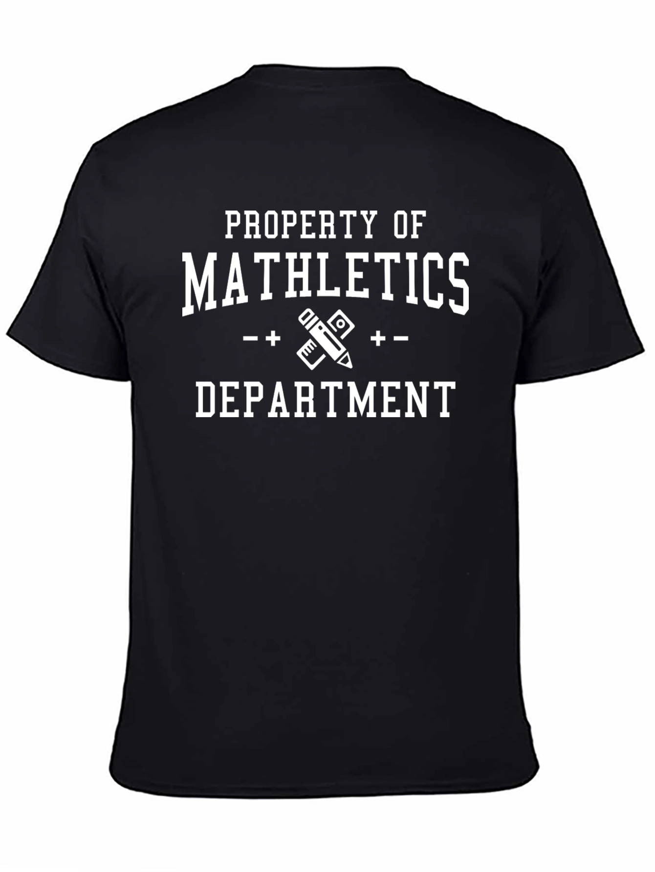Mathletics Department T-Shirt - Black