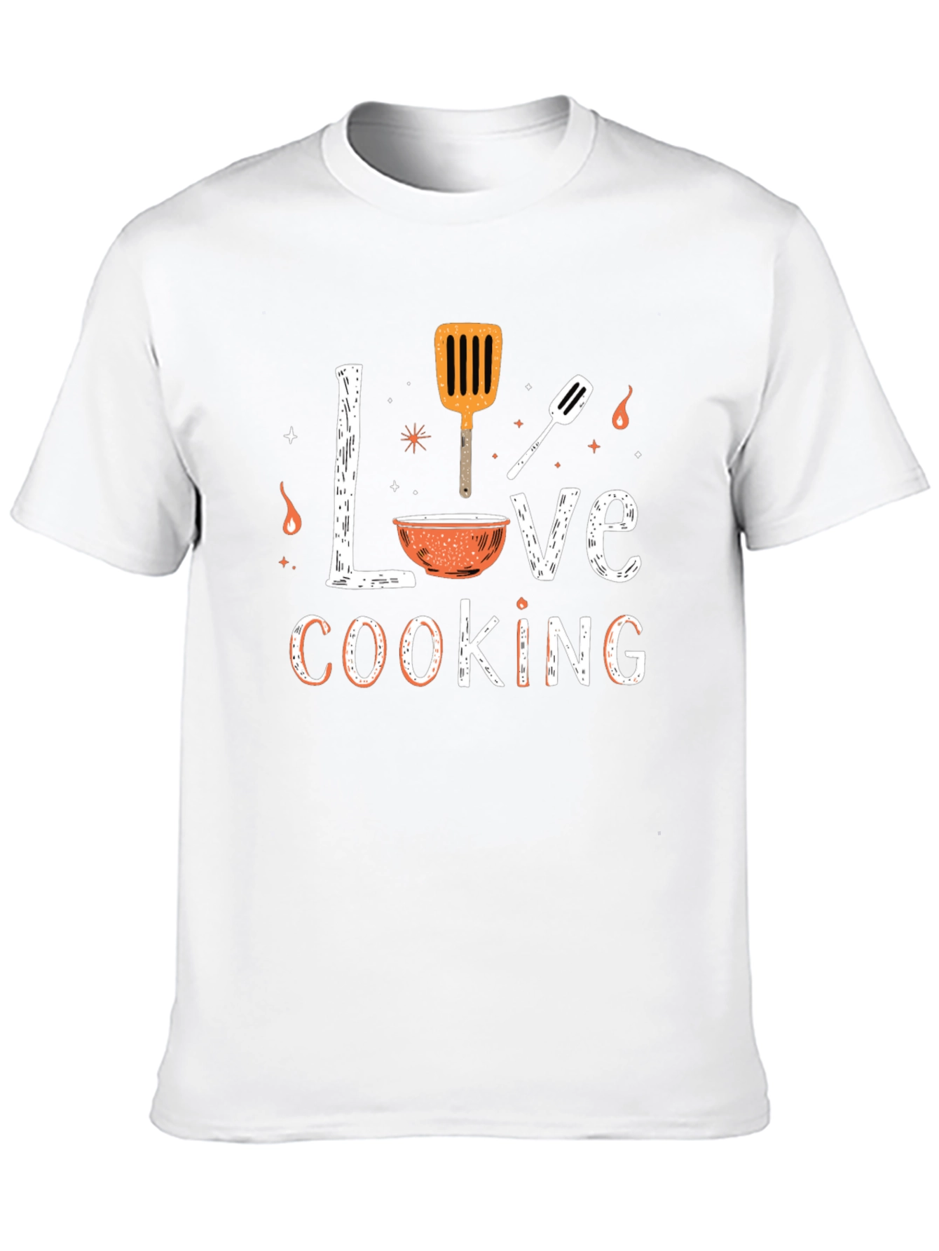 Love Cooking Graphic Tee | Culinary Passion T-Shirt