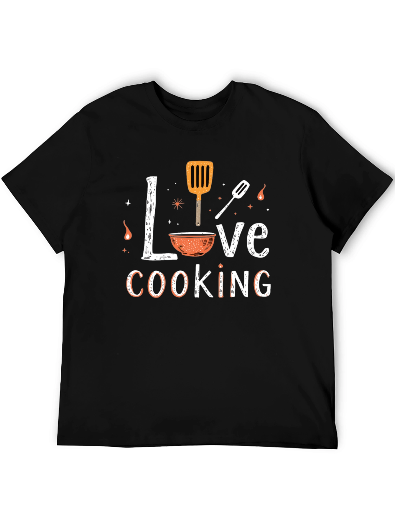 Love Cooking Graphic Tee | Culinary Passion T-Shirt