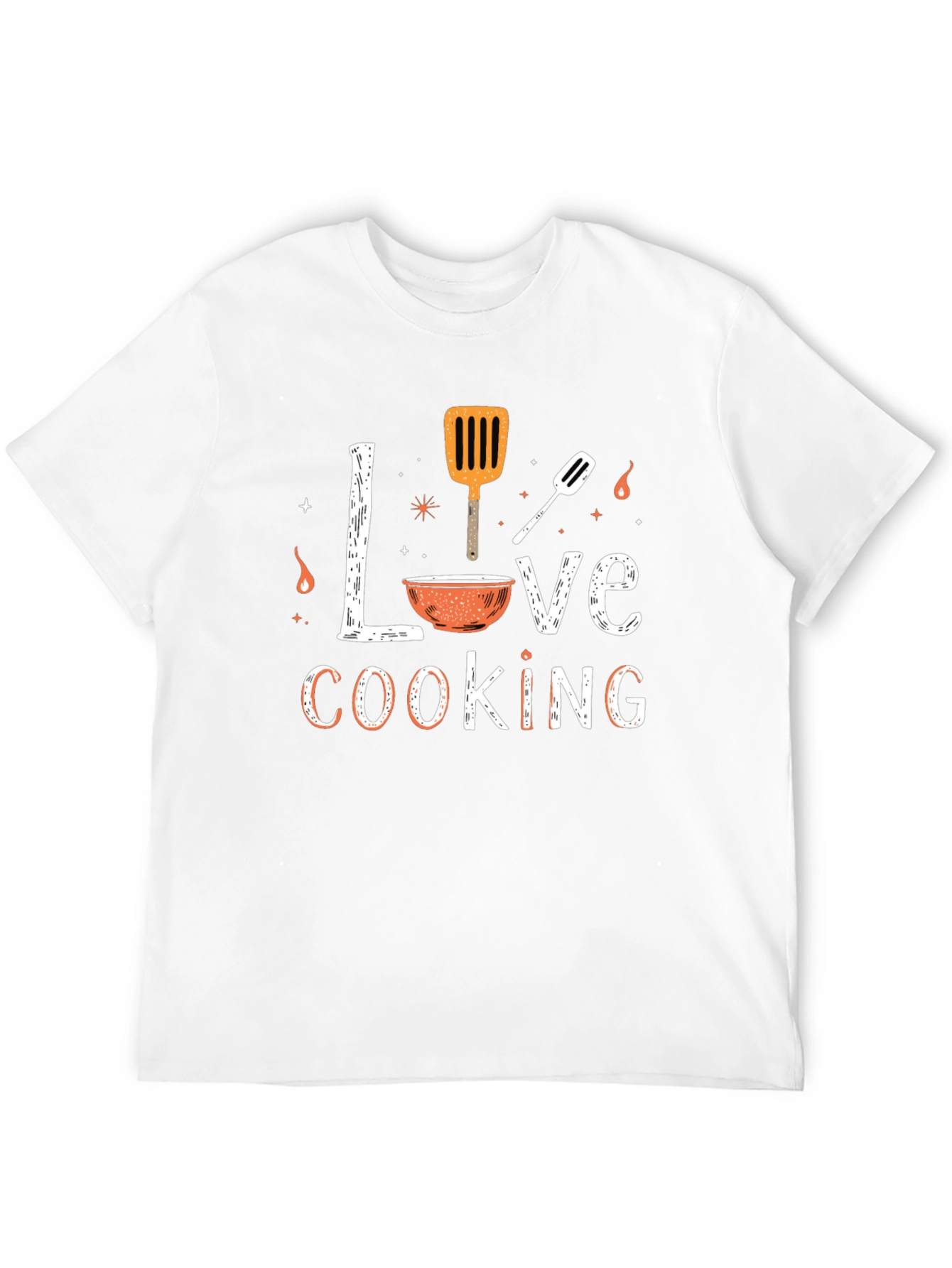 Love Cooking Graphic Tee | Culinary Passion T-Shirt