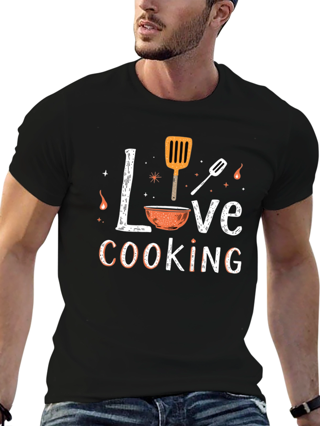 Love Cooking Graphic Tee | Culinary Passion T-Shirt