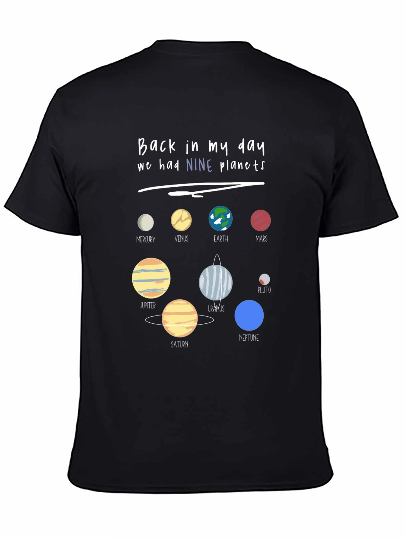 Nine Planets Graphic Tee