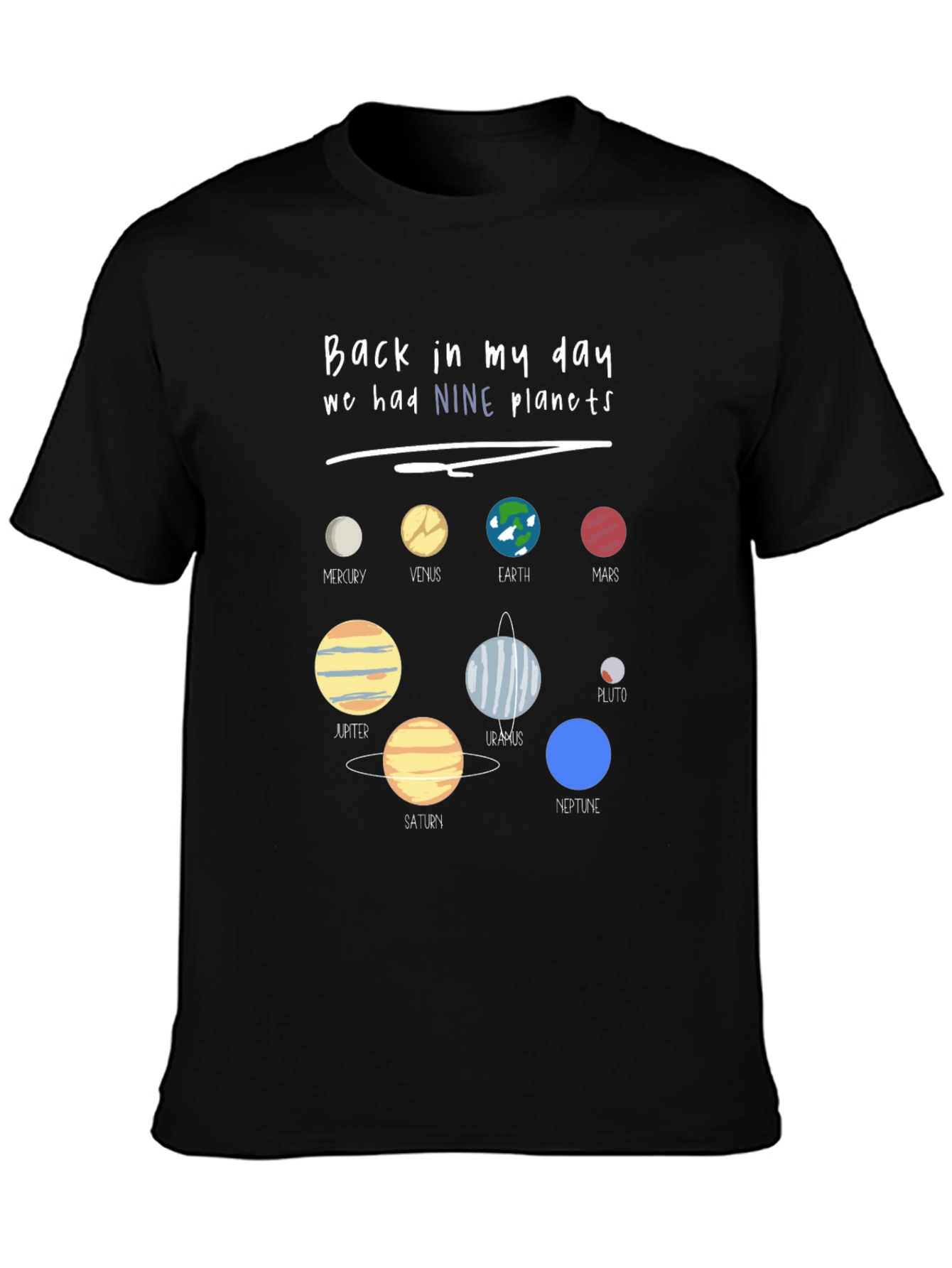 Nine Planets Graphic Tee