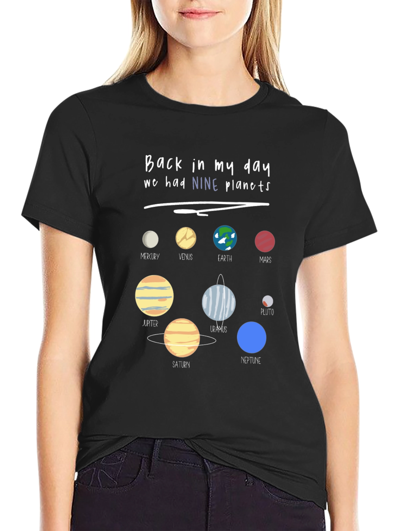 Nine Planets Graphic Tee