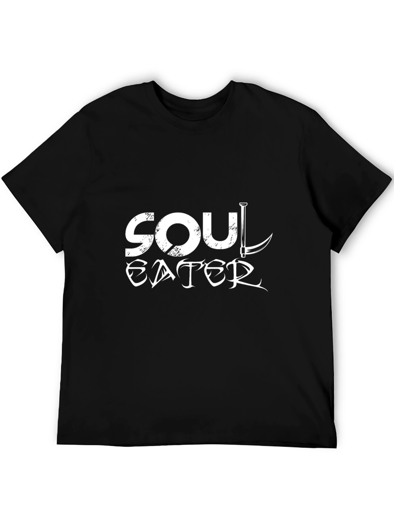 Soul Eater Graphic Print Black T-Shirt