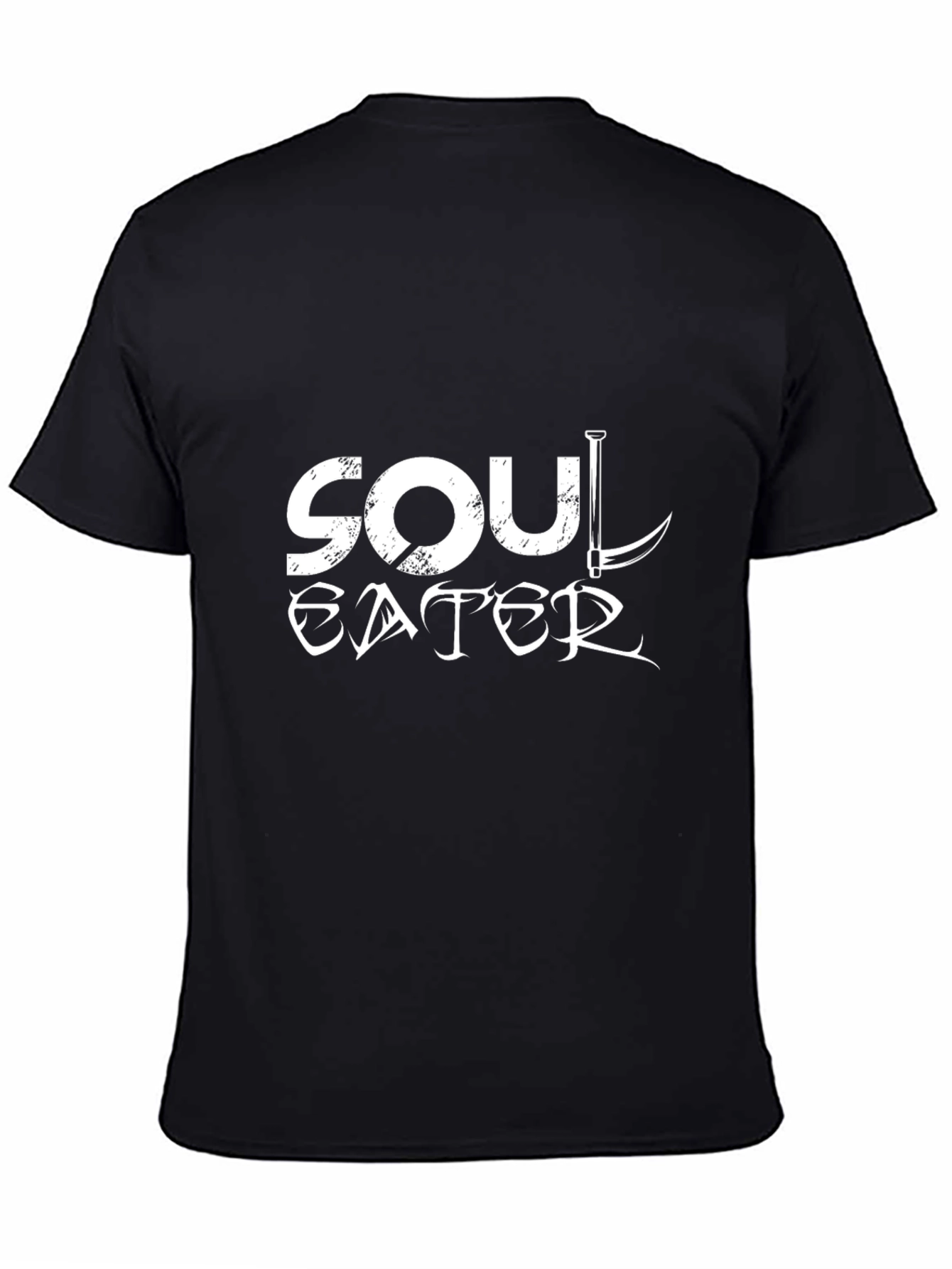 Soul Eater Graphic Print Black T-Shirt