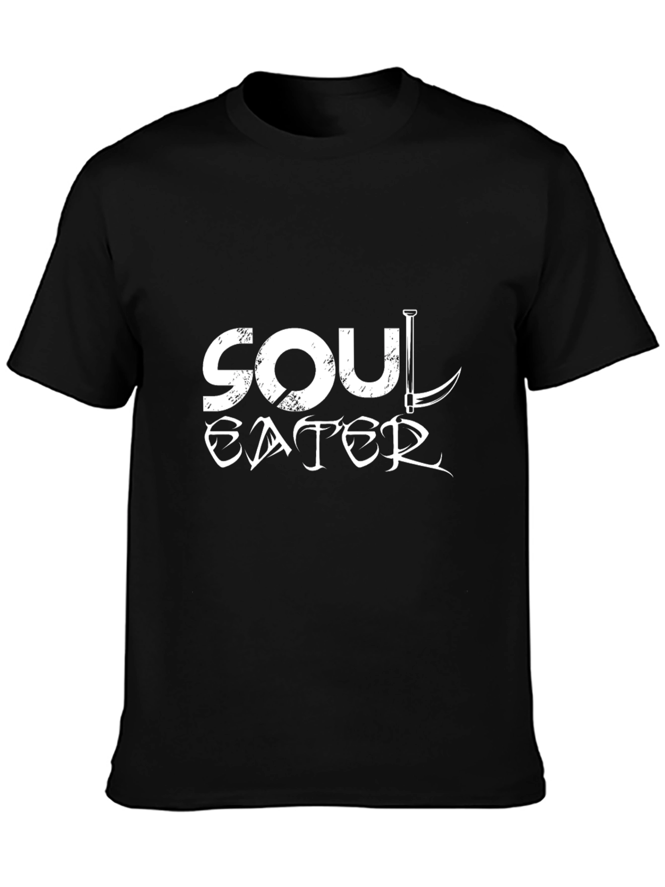 Soul Eater Graphic Print Black T-Shirt