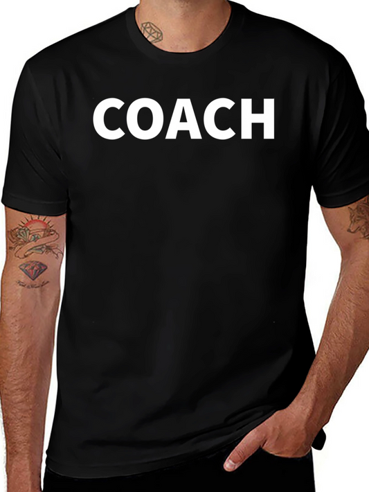 Coach T-Shirt - Black Crew Neck Tee
