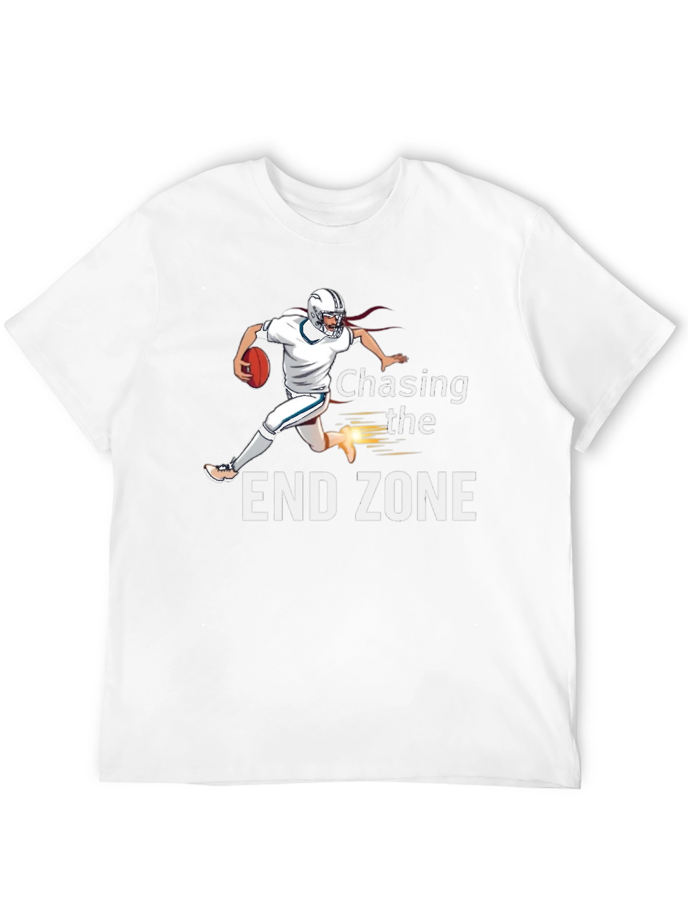 Chasing the End Zone Graphic T-Shirt