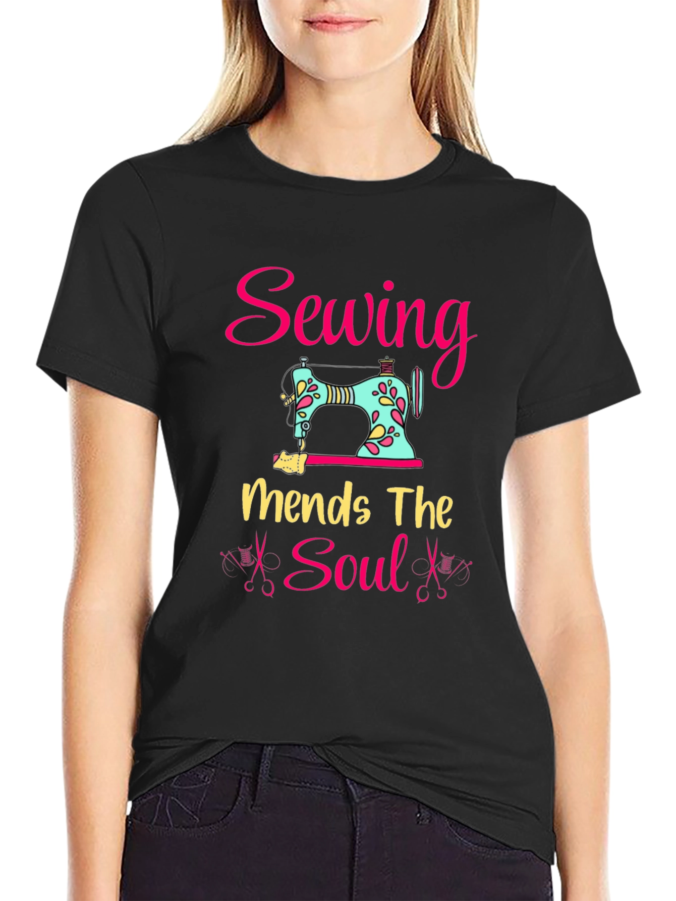 Sewing Mends the Soul Graphic Tee