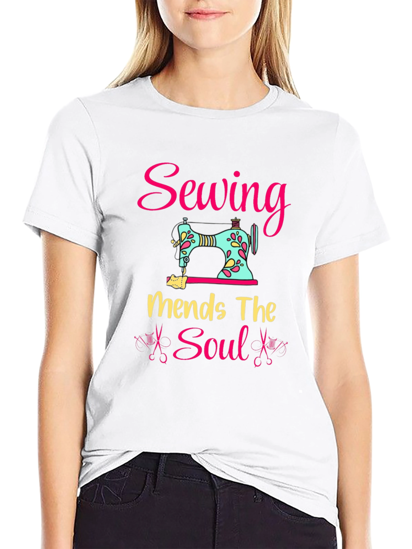 Sewing Mends the Soul Graphic Tee