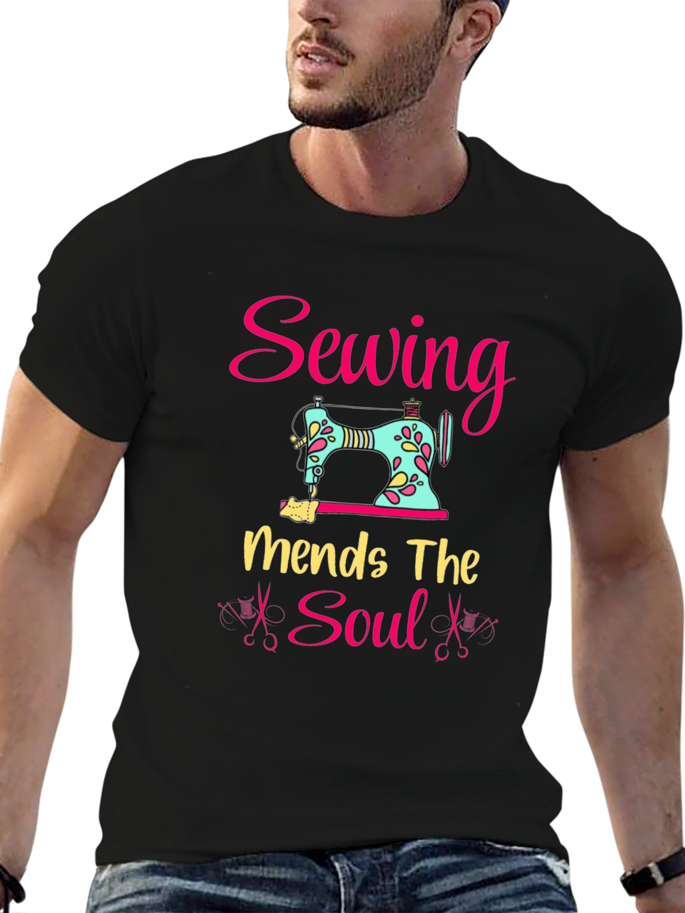 Sewing Mends the Soul Graphic Tee