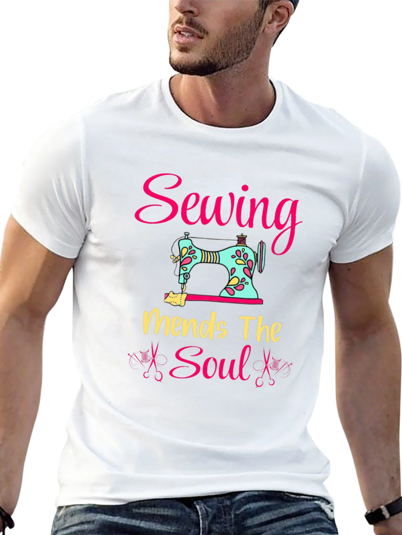 Sewing Mends the Soul Graphic Tee