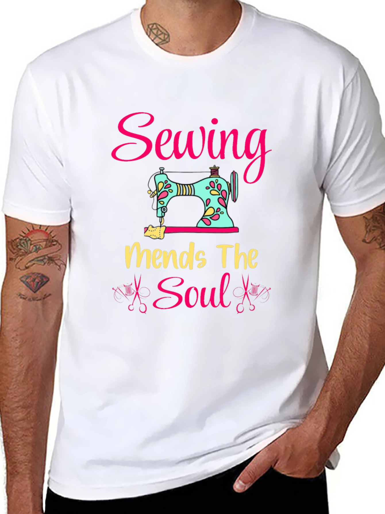 Sewing Mends the Soul Graphic Tee