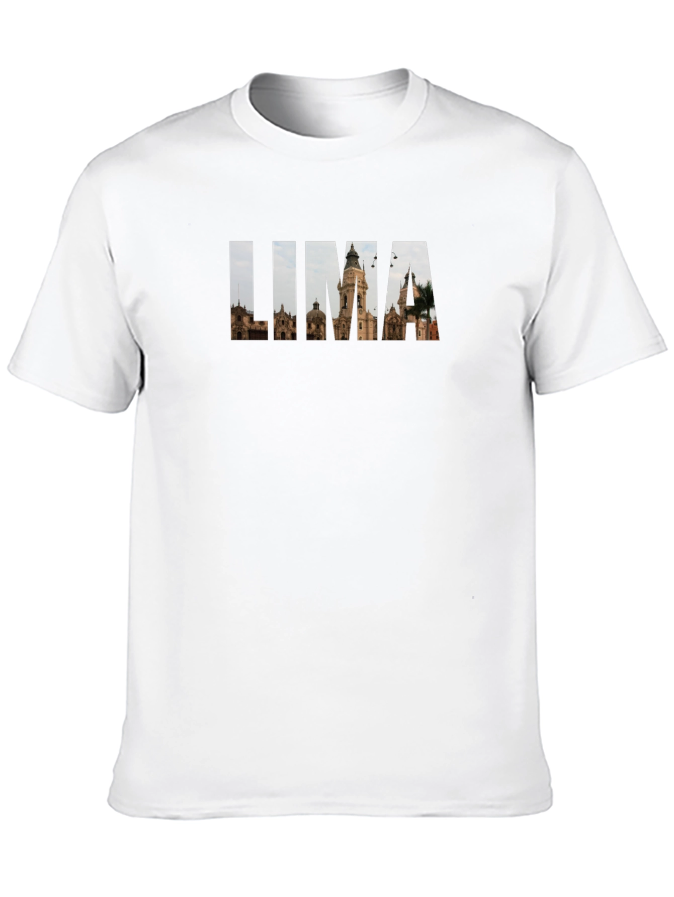 Lima Peru Souvenir T-Shirt - Black