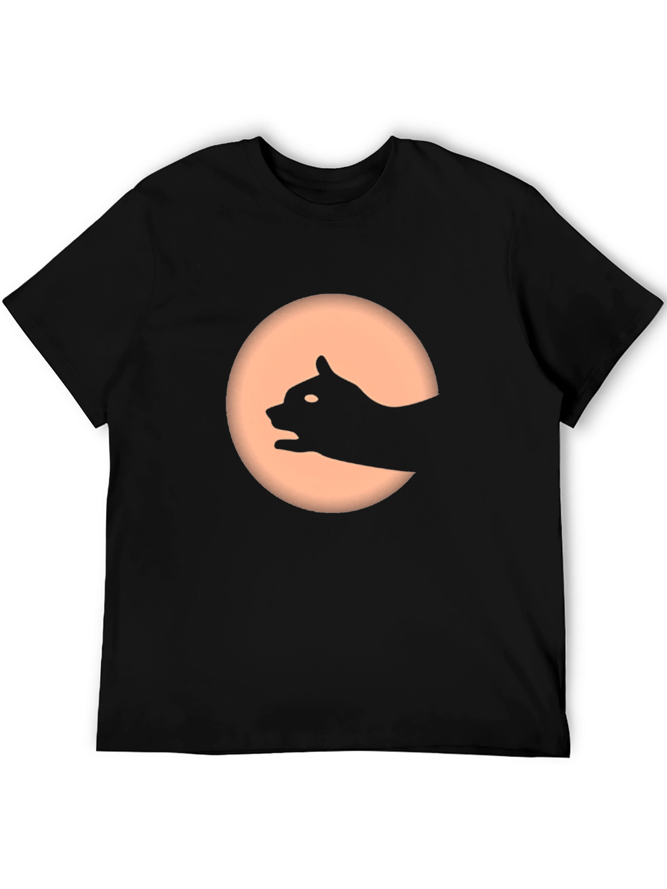 Cat Shadow T-Shirt - Unique Graphic Tee