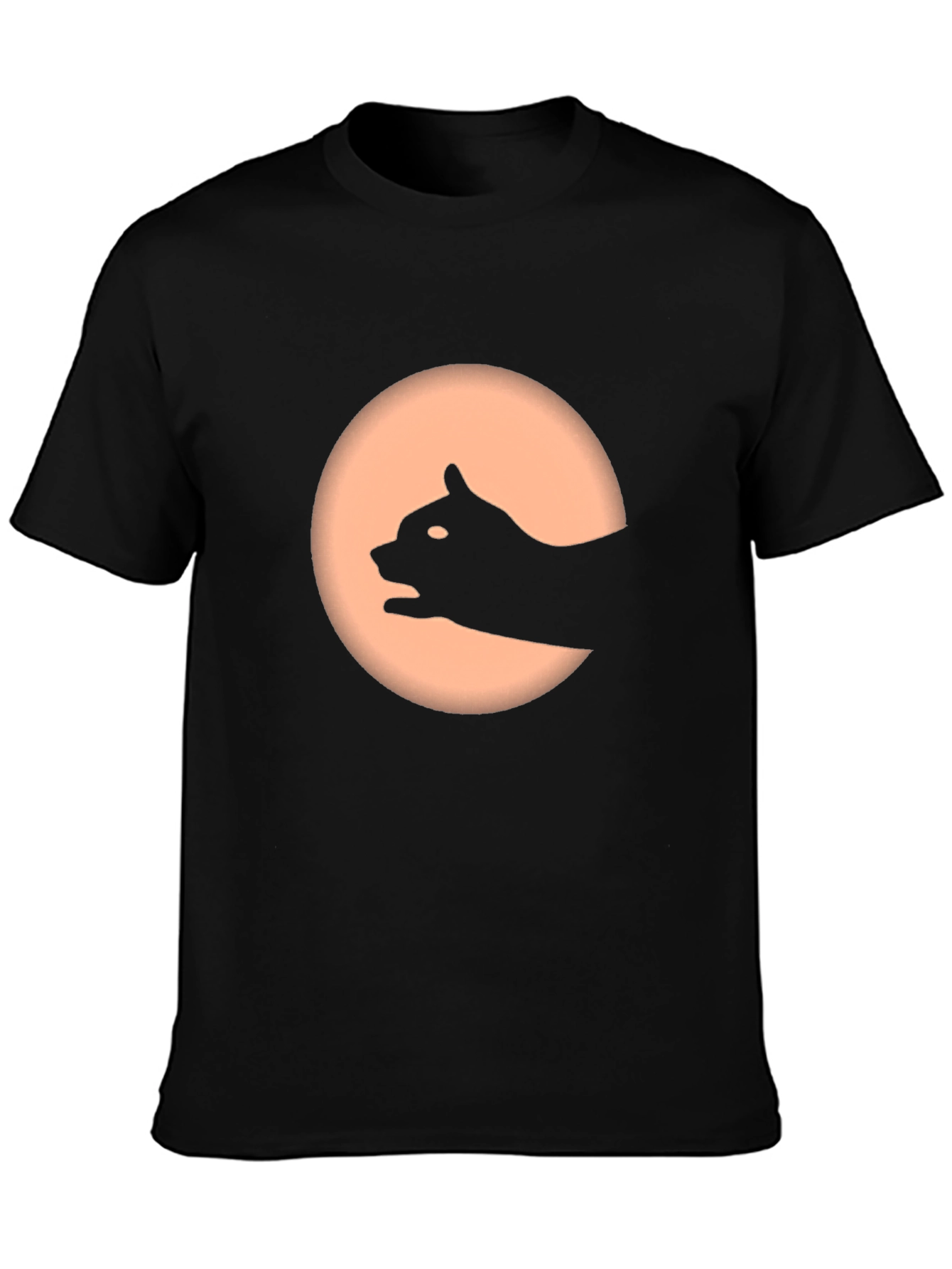 Cat Shadow T-Shirt - Unique Graphic Tee