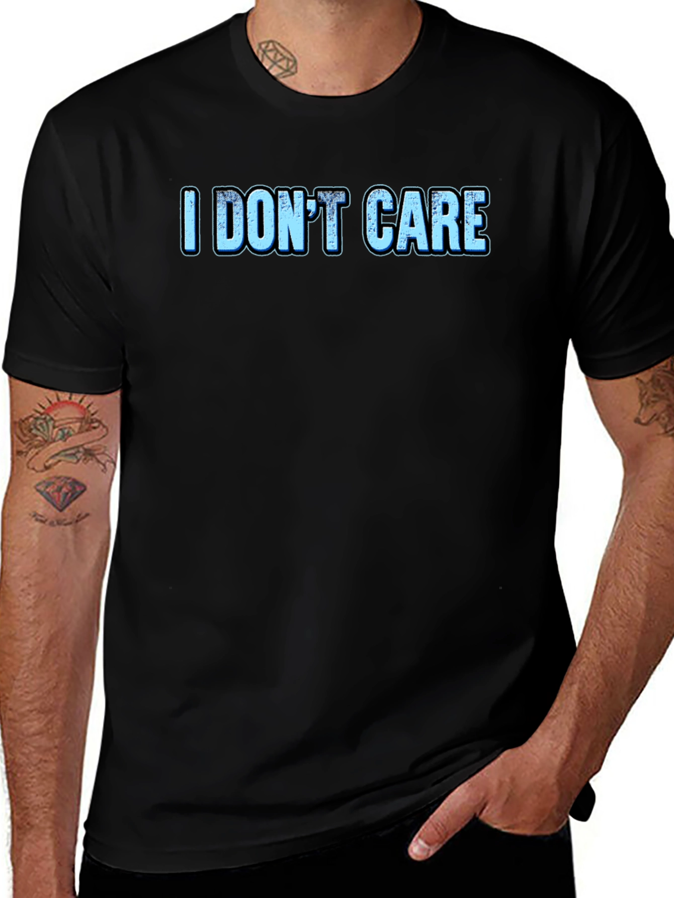 I Dont Care Graphic Tee