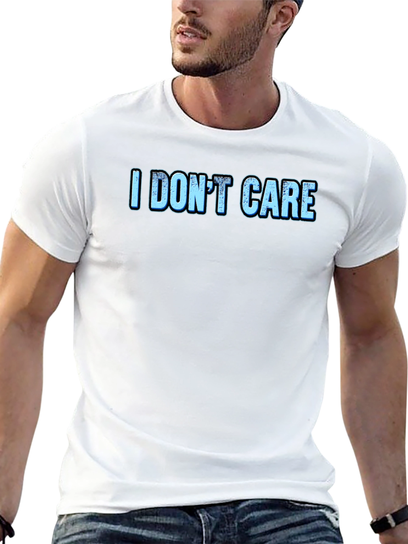I Dont Care Graphic Tee