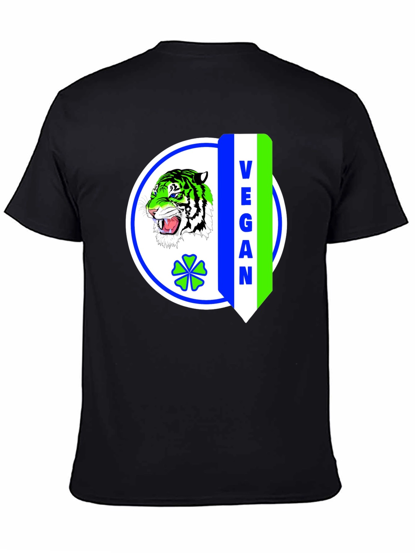 Vegan Tiger Graphic T-Shirt