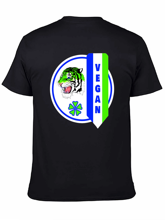 Vegan Tiger Graphic T-Shirt