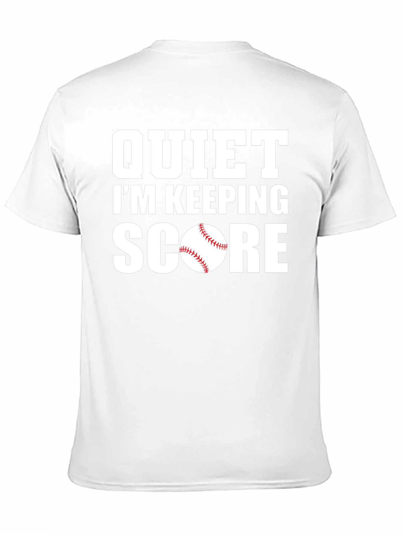 Quiet Im Keeping Score Baseball T-Shirt