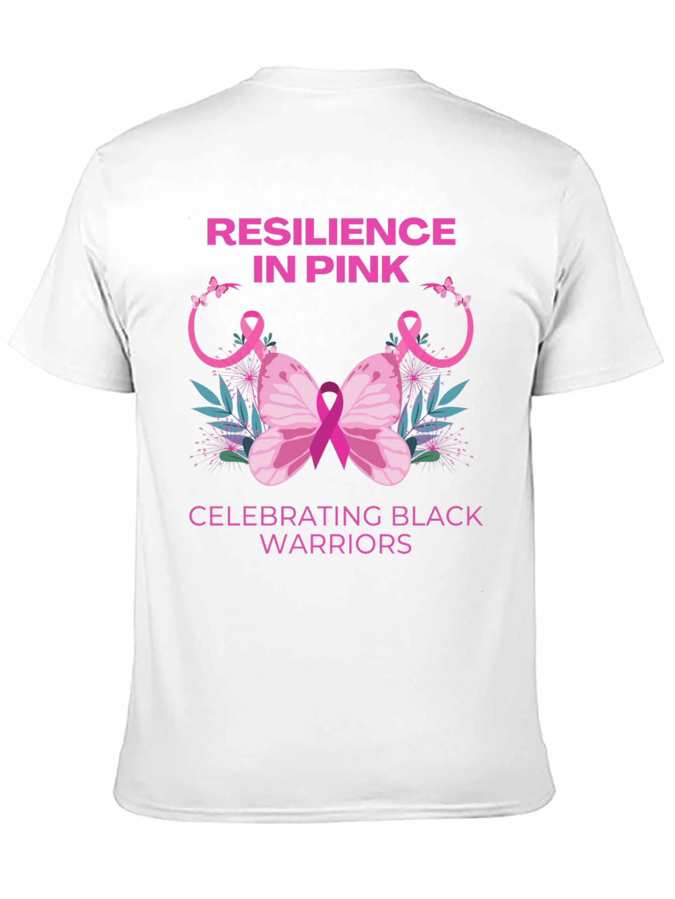 Resilience in Pink Black Warriors T-Shirt