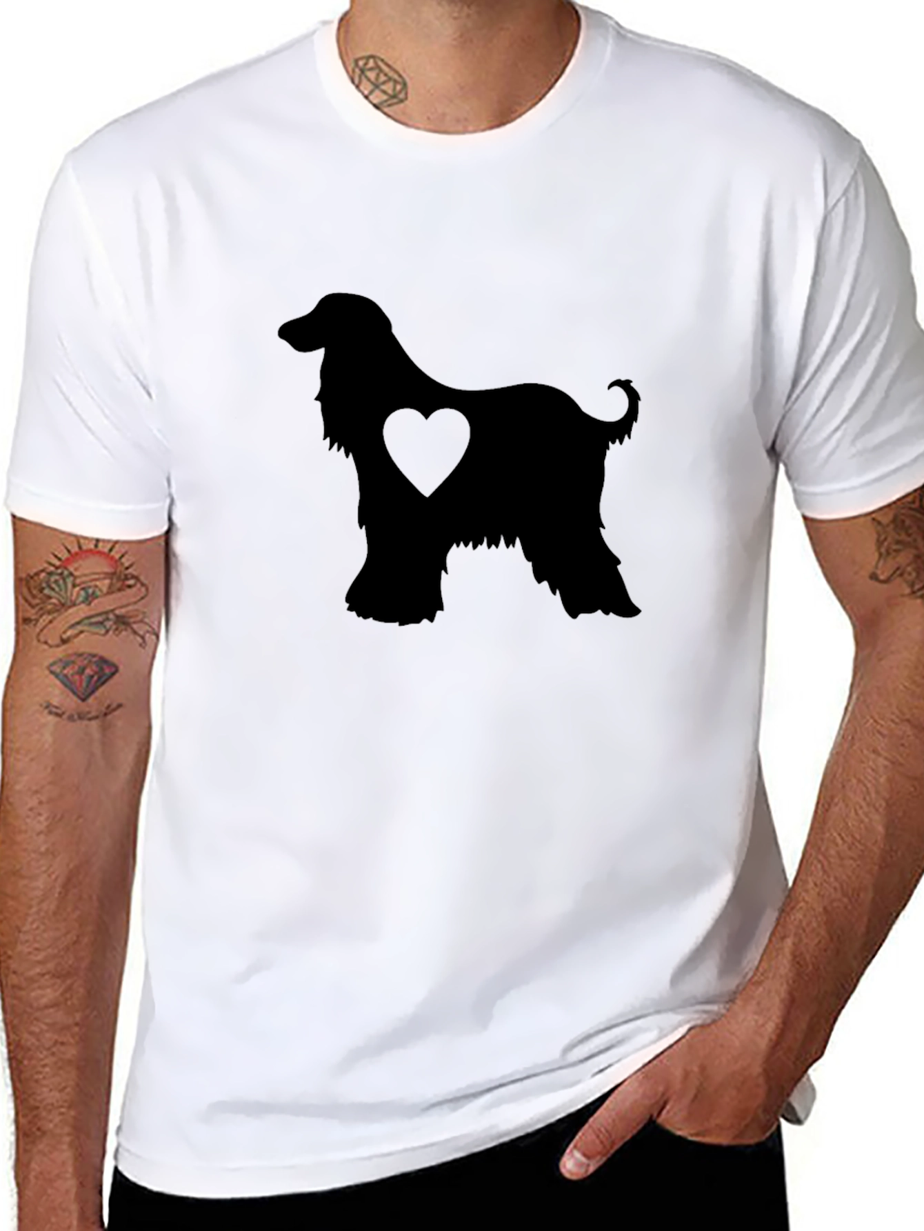 Dog Breed Heart T-Shirt - Casual Comfort