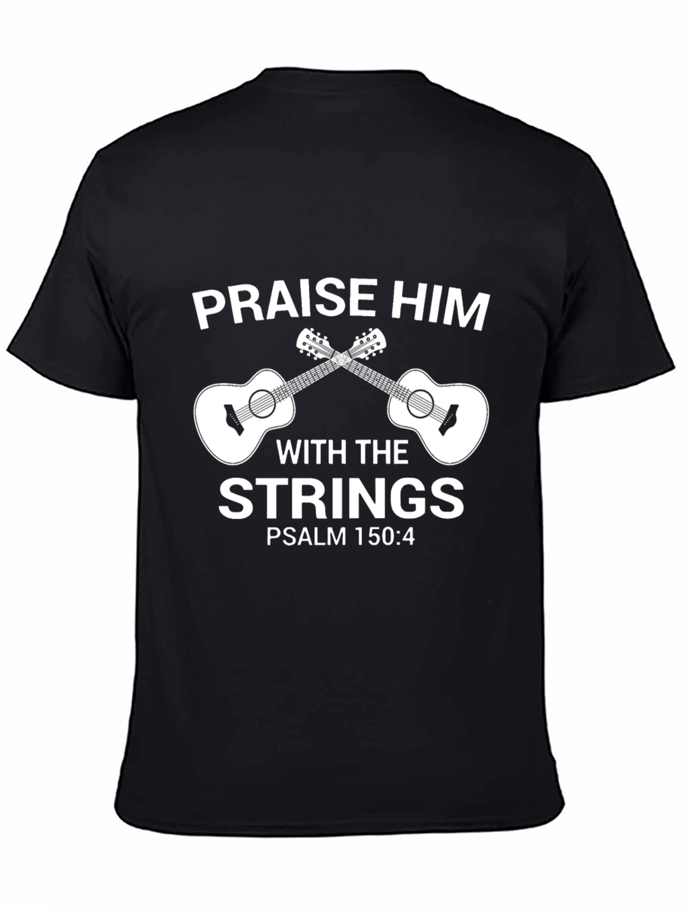 Praise Him with Strings T-Shirt - Christian Musician Tee
