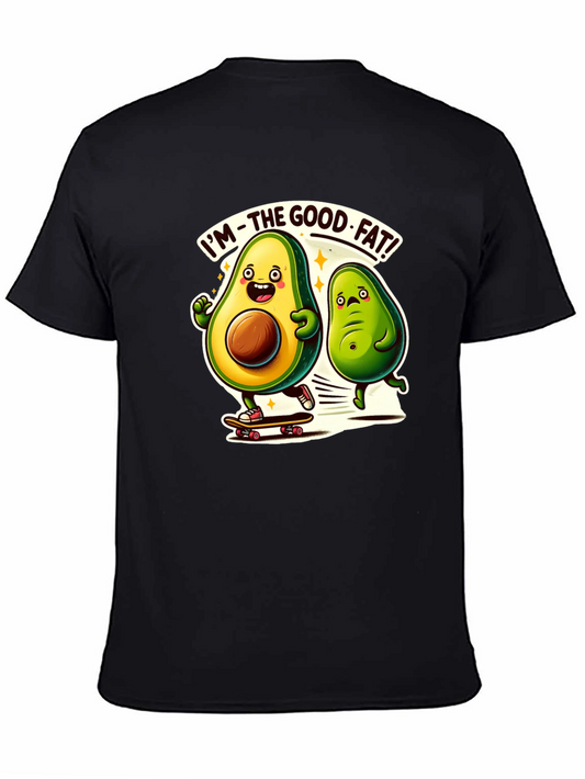 Avocado Good Fat Black T-Shirt