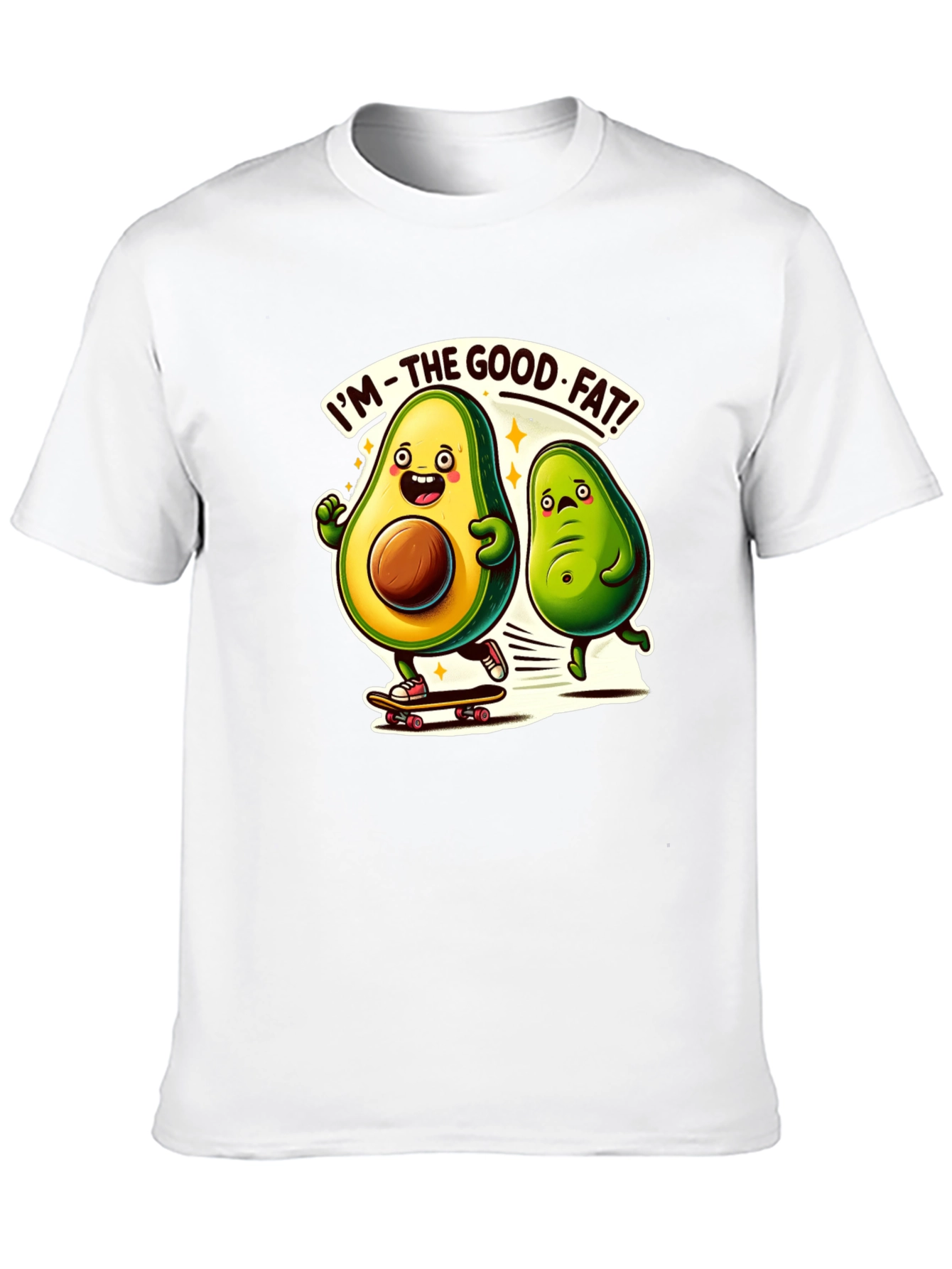Avocado Good Fat Black T-Shirt